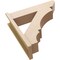 Ekena Millwork 7 1/2-in W x 28-in D x 28-in H Balboa Slat Rough Cedar Woodgrain TimberThane Outlooker, Primed Tan OUTUR075X28X28BOA24RCPR - alternate 2